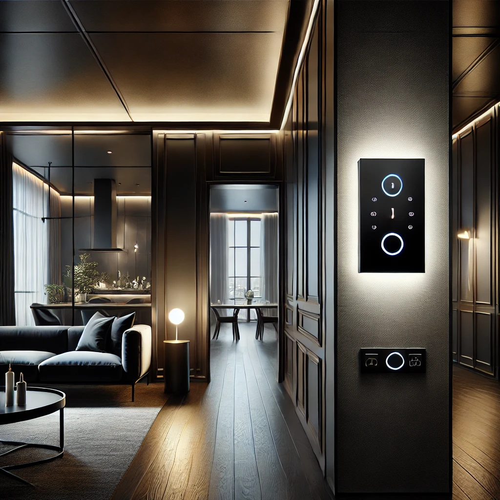 Magnito Black Smart Light Dimer